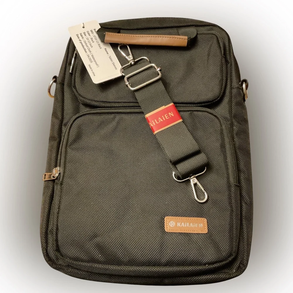 Black Kailaien Tablet Bag NWT